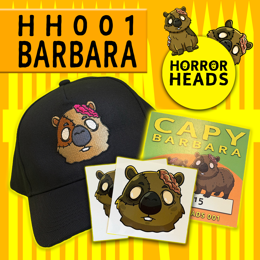 ‘Barbara’ Black Cap // HH001