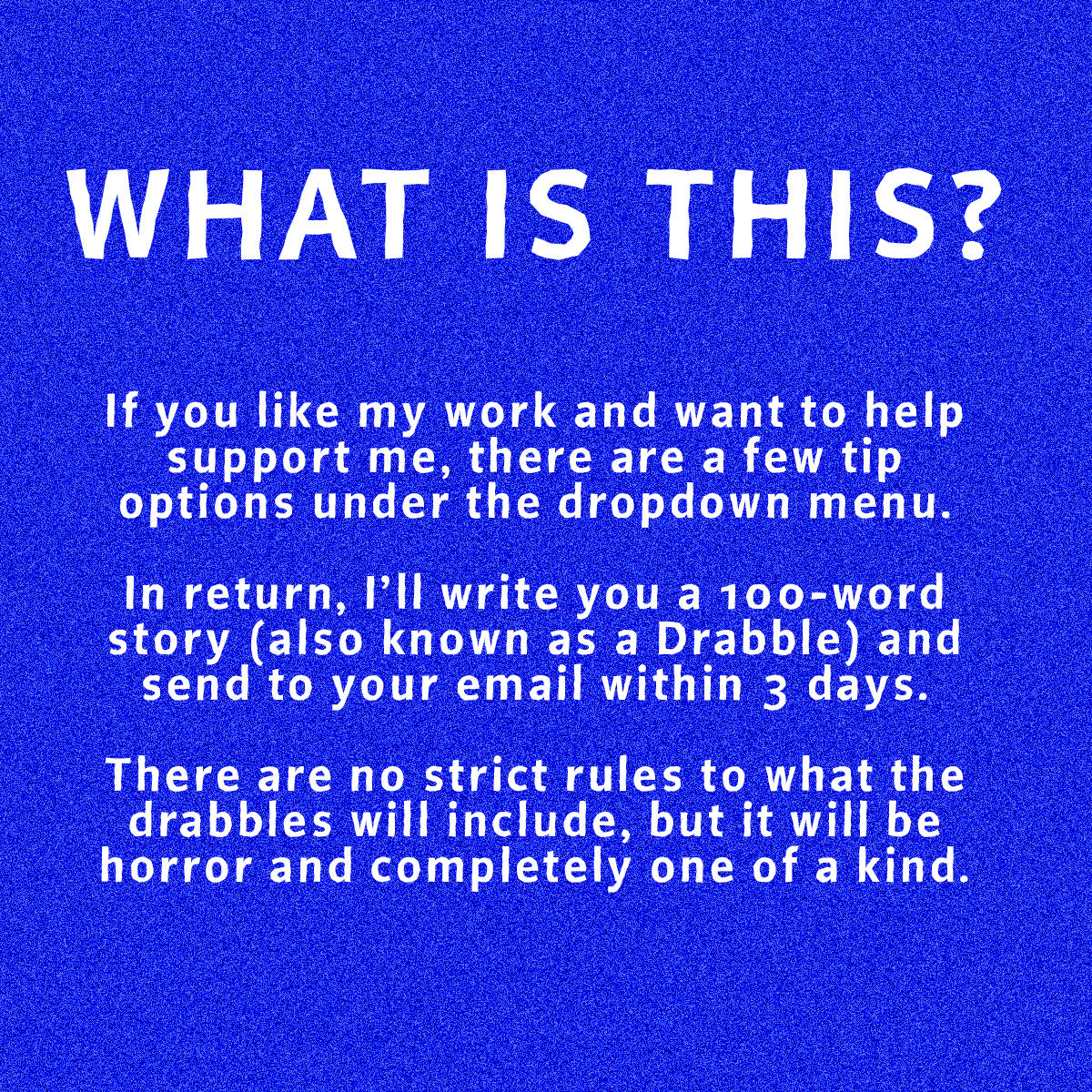 Tip for a Drabble